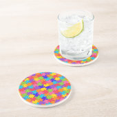 Dessous De Verre En Grès casse-tête de l'autisme (Côté)