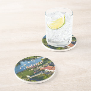 Dessous De Verre En Grès Castries Sainte-Lucie Caraïbes
