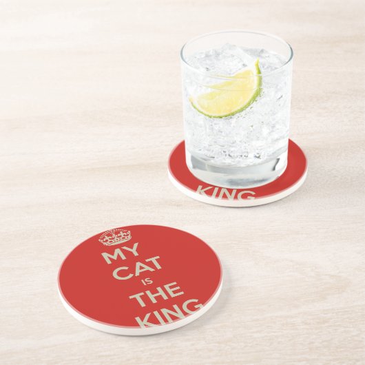 Dessous De Verre En Grès Cat (Côté)