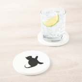 Dessous De Verre En Grès Cat dit bonjour (Côté)