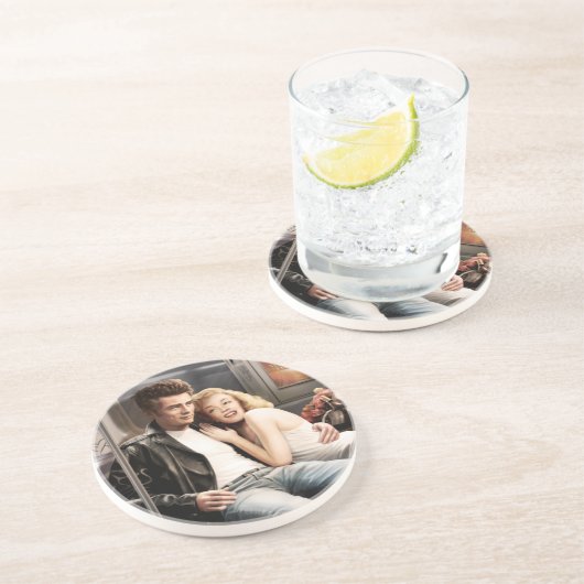 Dessous De Verre En Grès Cavaliers de souterrain (Côté)