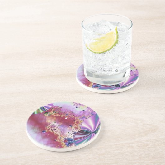 Dessous De Verre En Grès CD Rainbow (Côté)