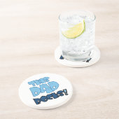 Dessous De Verre En Grès Ce Papa Rocks Des Cadeaux (Côté)