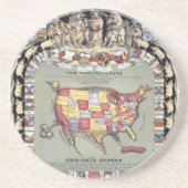 Dessous De Verre En Grès CE PORCINEOGRAPH, c1876 (Devant)