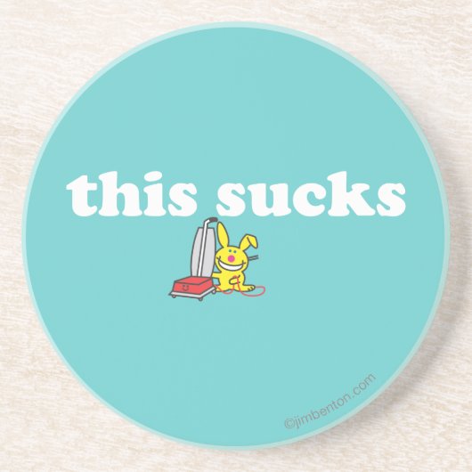 Dessous De Verre En Grès Ceci suce (Devant)