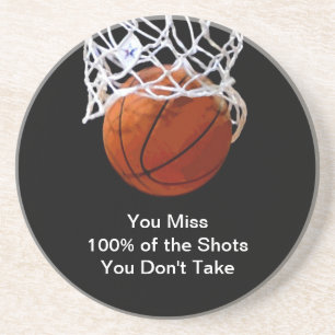 Dessous De Verre En Grès Célèbre Citation Motivationnelle Basketball