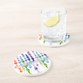 Dessous De Verre En Grès Cellules de cône, cellules de la tige et neurones  (Côté)