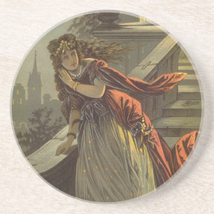 Dessous De Verre En Grès Cendrillon vintage, Contes Fairiques Victoriennes