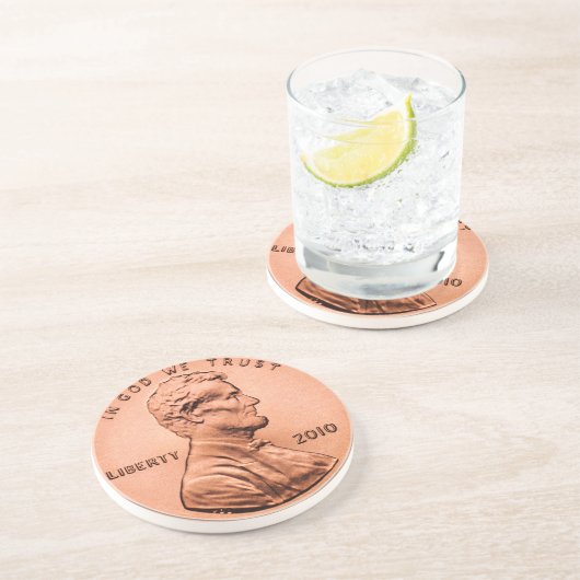 Dessous De Verre En Grès Centime (Côté)