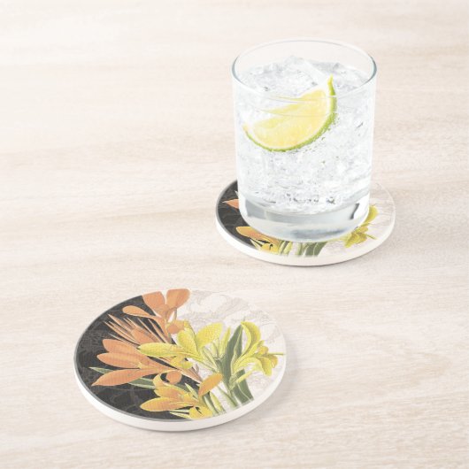 Dessous De Verre En Grès Centre I (Côté)