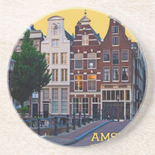 Dessous De Verre En Grès Centrum d'Amsterdam-Keizersgracht