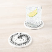 Dessous De Verre En Grès Cercle centipède (Côté)