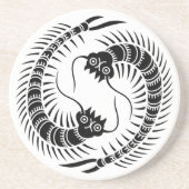 Dessous De Verre En Grès Cercle Centipedes face (Devant)