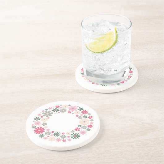 Dessous De Verre En Grès Cercle de joie (Côté)