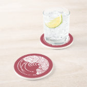 Dessous De Verre En Grès Cercle de langouste épineuse (Côté)