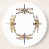 Dessous De Verre En Grès Cercle des libellules (Devant)