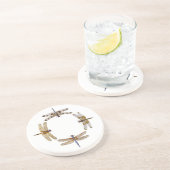 Dessous De Verre En Grès Cercle des libellules (Côté)