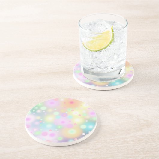 Dessous De Verre En Grès Cercles d'énergie doux (Côté)