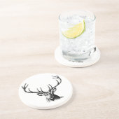 Dessous De Verre En Grès Cerfs Animaux Antlers Nature Faune Hornes Pots (Côté)