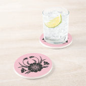 Dessous De Verre En Grès Cerisier en forme de crabe (Côté)