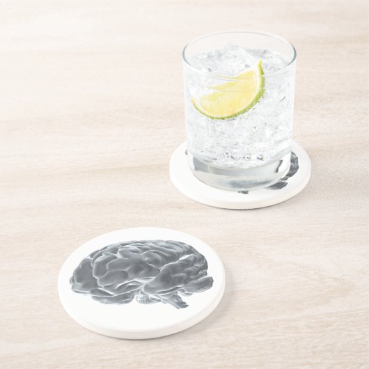 Dessous De Verre En Grès cerveau (Côté)