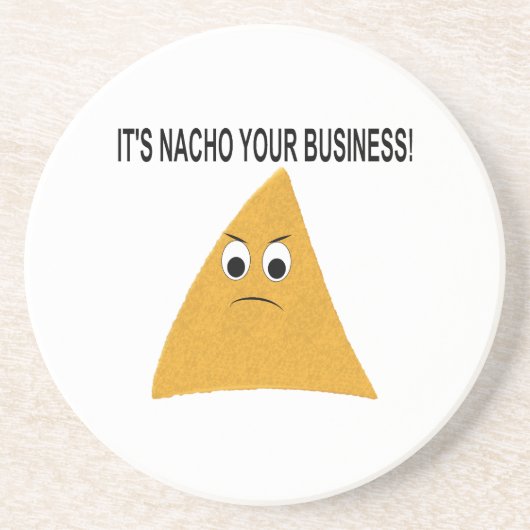 Dessous De Verre En Grès C'est Nacho Your Business (Devant)
