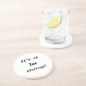 Dessous De Verre En Grès C'est une chose d'impôts ! (Côté)