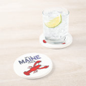 Dessous De Verre En Grès C'est une chose du Maine - homard (Côté)