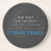 Dessous De Verre En Grès C'Était Tense (Devant)