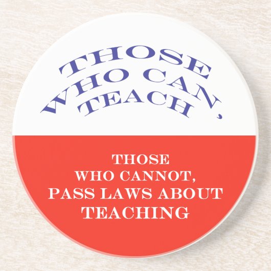 Dessous De Verre En Grès Ceux qui peuvent (Devant)