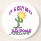 Dessous De Verre En Grès Chaleur sèche Arizona (Devant)
