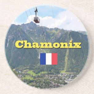 Dessous De Verre En Grès Chamonix - Mont Blanc
