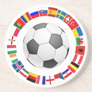 Dessous De Verre En Grès Championnat d'Europe de football 2016