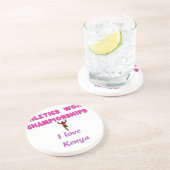 Dessous De Verre En Grès Championnats du monde d'athlétisme Kenya Runner :  (Côté)