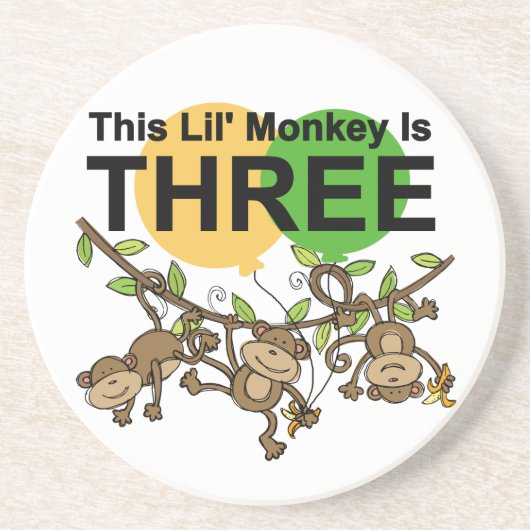 Dessous De Verre En Grès Chandails et cadeaux pour le 3e anniversaire des s (Devant)