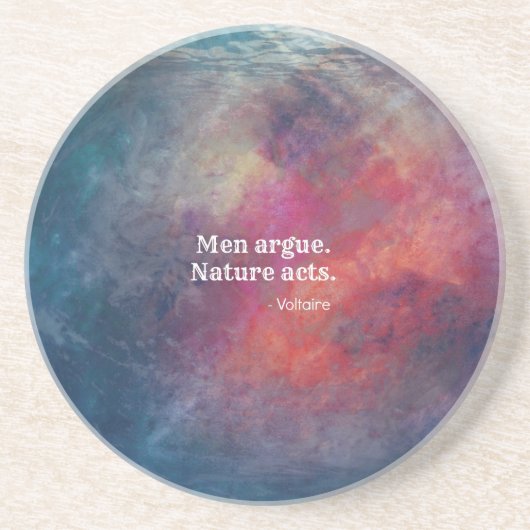 Dessous De Verre En Grès Changement climatique : Les "hommes conception (Devant)