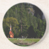 Dessous De Verre En Grès Chapelle de Yosemite (Devant)