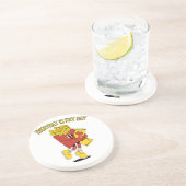 Dessous De Verre En Grès Chaque Jour Est Le Jour De Frites (Côté)