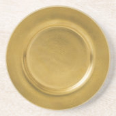 Dessous De Verre En Grès Chargeur d'or (Devant)