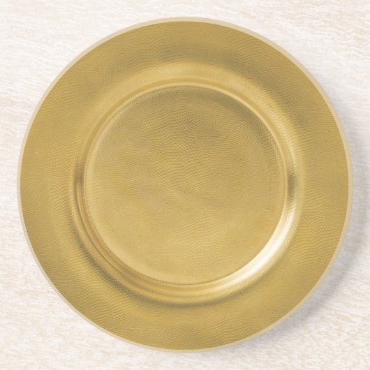 Dessous De Verre En Grès Chargeur d'or (Devant)