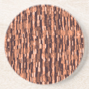 Dessous De Verre En Grès Charity Series-Orange Camouflage en6Dessous de ver
