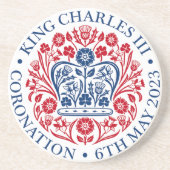 Dessous De Verre En Grès Charles III Coronation (Devant)