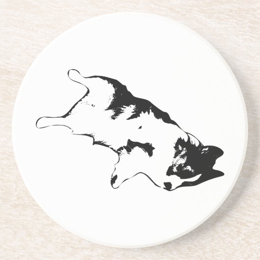 Dessous De Verre En Grès Charme à l'envers (Devant)