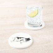 Dessous De Verre En Grès Charme à l'envers (Côté)