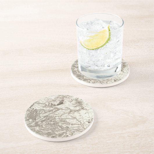 Dessous De Verre En Grès Chartres (Côté)