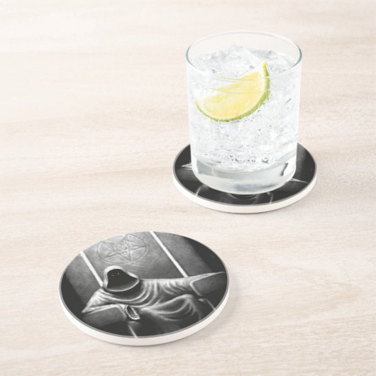 Dessous De Verre En Grès Chasseur de démon (Côté)