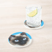 Dessous De Verre En Grès Chat 1 (Côté)