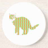 Dessous De Verre En Grès Chat à motifs (Devant)