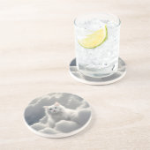 Dessous De Verre En Grès Chat dans les nuages (Côté)