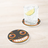 Dessous De Verre En Grès Chat fou (Côté)